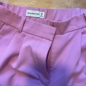 Abercrombie Pink Sloane Tailored Pants